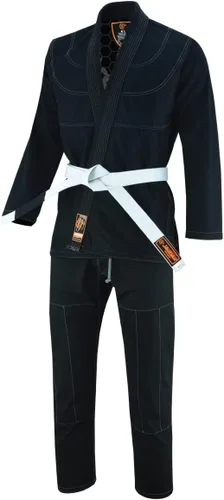 Miniatura 4 de Elvira Skull Interior Sublimado Pro Brazilian Jiu Jitsu BJJ Kimono Gi Uniforme Unisex Cinturón incluido