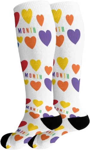 Miniatura 2 de devor Womens Crew Socks Casual Sock for Girls Cotton Crew Socks Funny lesbian gay gay Prides bi Prides LGBT Prides Month Socks