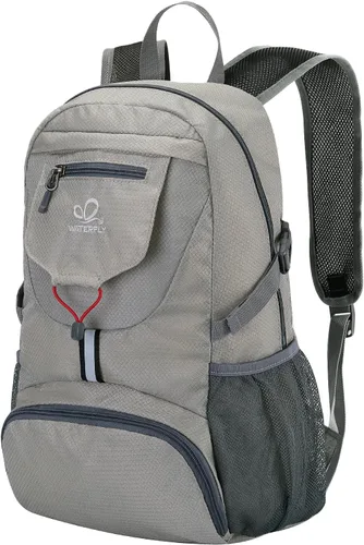 Miniatura 10 de WATERFLY Mochila pequeña ligera y plegable: mochila de 20 l ultra ligera, plegable, de senderismo, de viaje, de camping, de día, para hombre y mujer