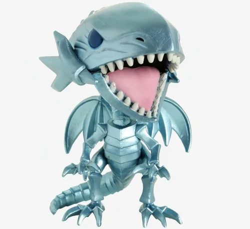 Miniatura 6 de Yu-Gi-Oh! - Figura de vinilo con diseño de ojos azules y dragón blanco Funko Pop! (paquete con funda protectora compatible con POP Box), multicolor