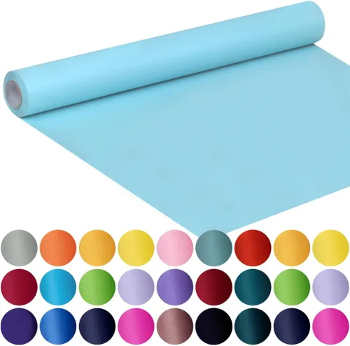 Miniatura 42 de SMART&CASUAL Papel de regalo negro de 17.8 x 760 pulgadas (63 pies) de papel kraft para regalo, tablón de anuncios, ramos, flores, niños, embalaje