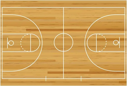 Haoyiyi Telón de fondo de baloncesto de 12 x 8 pies con vista a la cancha de baloncesto Deportes Estadio Partido Club Fotografía Fondo Feliz