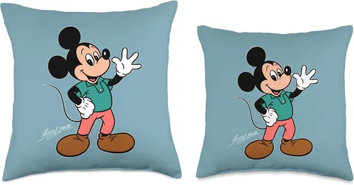 Miniatura 3 de Disney Mickey Mouse Retro Character Wave Pose Trip - Almohada a juego