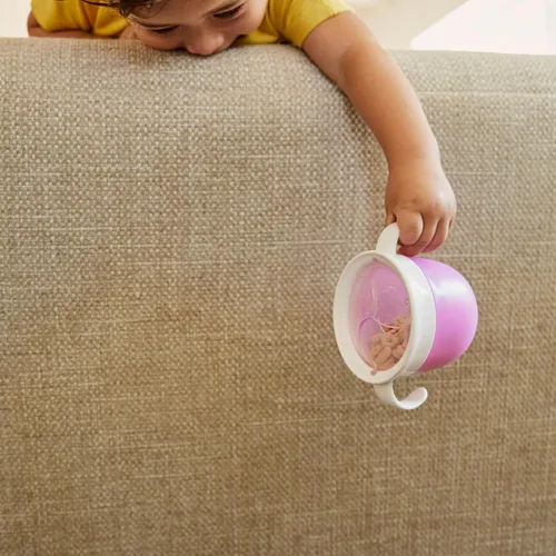 Miniatura 2 de Munchkin Snack Catcher - Tazas para aperitivos para niños pequeños, sin derrames, paquete de 2 recipientes, azul/verde
