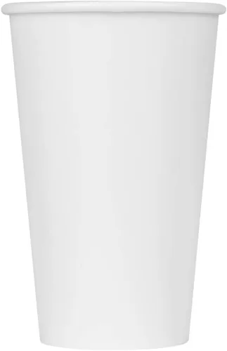 Miniatura 5 de Karat Taza de café de papel de 16 oz [1,000 ct] Taza desechable blanca para bebidas calientes/frías y bebidas 3.543 in (C-K516W)
