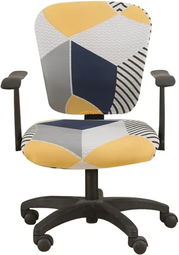 Miniatura 44 de Jinzio Funda para silla de oficina de computadora, tela protectora dividida y elástica, de poliéster, universal, para escritorio, para silla