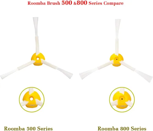 Miniatura 6 de Irobot Roomba - Piezas de repuesto para cepillos laterales, compatibles con Irobot Roomba 675 690 650 595 560 550, cepillos laterales giratorios