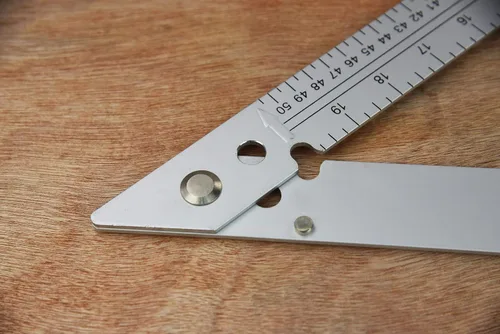 Miniatura 9 de FEIRONG Herramientas de Escuadra de Carpintero 3 en 1, Regla Triangular de 7 Pulgadas, Regla en Forma de L de 10 Pulgadas y Lápiz de Carpintero