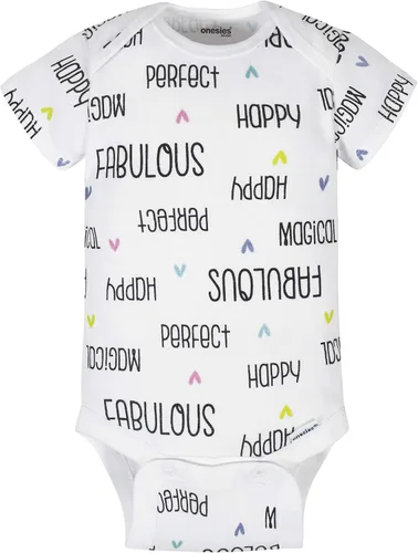 Miniatura 3 de Onesies Brand baby-girls 8-pack Short Sleeve Mix & Match Bodysuits