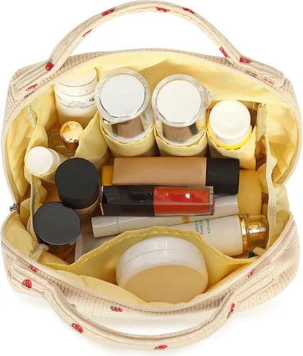 Miniatura 4 de Bluboon Bolsa de Maquillaje con Cremallera, Bolsa de Cosméticos Portátil y Organizadora de Viaje para Mujeres y Niñas