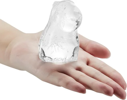 Miniatura 6 de ACOOKEE Bandeja para cubitos de hielo de Capybara con formas divertidas, lindos regalos de capibara originales, 5.6 cm de gran molde de hielo