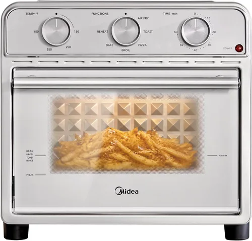 Miniatura 10 de Midea Neo - Combo de horno tostador con freidora de aire con funciones de freír, tostar, pizza, asar, hornear y recalentar, 12.7 cuartos de galón