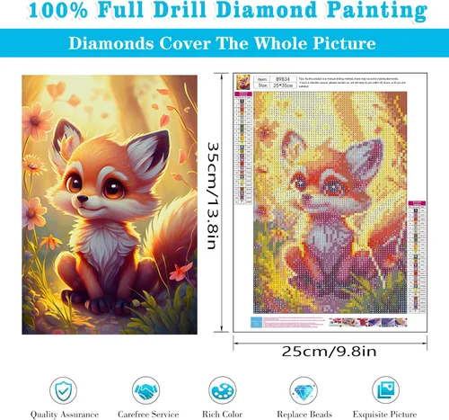 Miniatura 3 de Meothan - Paquete de 4 kits de arte de diamantes para adultos, de animales, cristales redondos, bricolaje para decoración del hogar o regalo de 9.8
