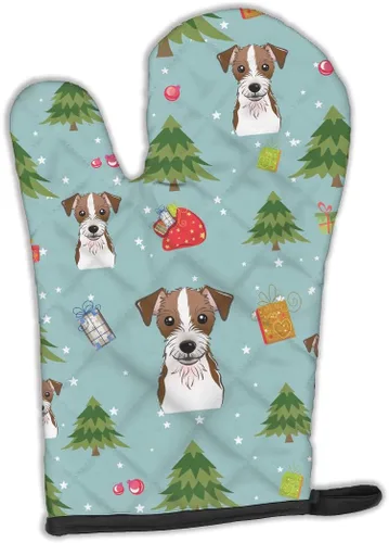 Miniatura 100 de Caroline's Treasures BB4020OVMT Dog House Collection Border Collie - Guante de horno grueso resistente al calor para sartenes calientes y horno