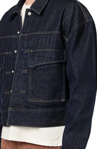 Miniatura 4 de HUDSON Chaqueta Trucker (Boxy Crop) para hombre