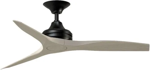 Miniatura 17 de Fanimation Spitfire - Ventilador de techo de 3 aspas, 12 pulgadas de alto y 48 pulgadas de ancho, acabado negro, color hoja de madera de whisky