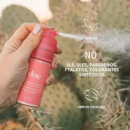 Miniatura 9 de DAE Champú en polvo seco Fairy Duster - Ingredientes naturales sin aerosol, absorbe aceite y refresca las raíces