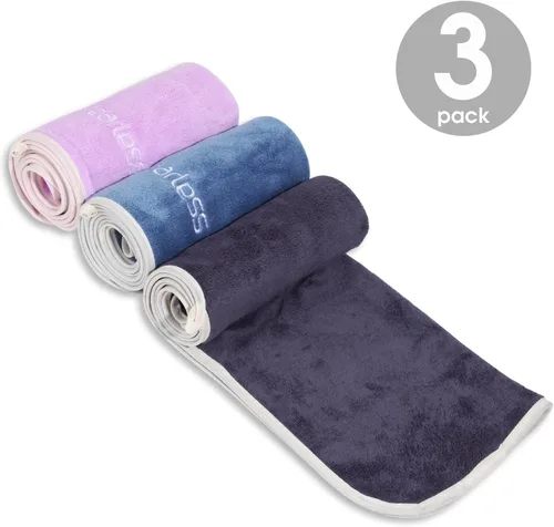 Miniatura 6 de Juego de toallas de gimnasio de microfibra para hombres y mujeres, toallas súper suaves y de secado rápido para fitness, yoga, ciclismo, natación