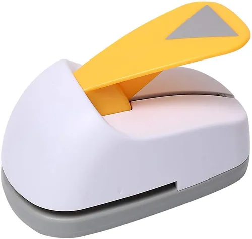 Miniatura 2 de Punzón de palanca para manualidades, longitud lateral, 2.6 pulgadas, perforador triangular equilátero, herramienta profesional para manualidades