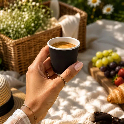 Miniatura 5 de Restaurantware Tazas de café de papel de 4 onzas, 25 tazas de papel desechables de doble pared, a prueba de fugas, reciclables, tazas calientes