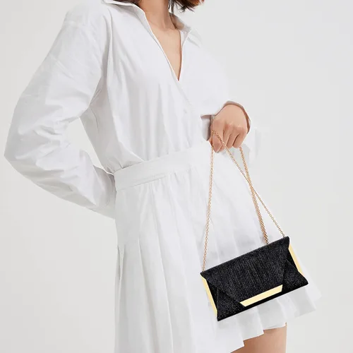Miniatura 7 de Bolsos de mano para mujer, bolso de noche, sobre de hombro, para boda