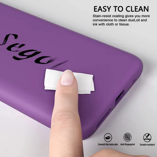 Miniatura 3 de Moto G Play 2021 - Funda de goma de gel de silicona líquida a prueba de golpes, forro de tela de microfibra suave, compatible con Motorola Moto G