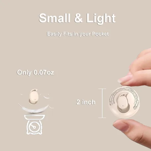 Miniatura 2 de Xmenha Auriculares pequeños para dormir de lado, pequeños auriculares invisibles para dormir de lado, auriculares invisibles ocultos para dormir