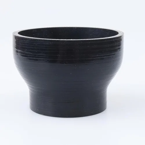 Miniatura 26 de AC PERFORMANCE ID de 1-1/8" a 1" (44mm a 25mm) Manguera de silicona recta reductora de 3 capas reforzada, negra, de 3" de longitud