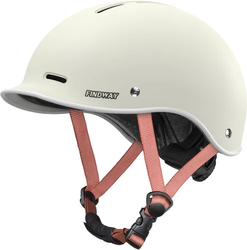 Findway Casco de Bicicleta Pro para Adultos, Casco de Ciclismo Ajustable para Hombres y Mujeres [Certificado de Seguridad] Casco de Bicicleta para