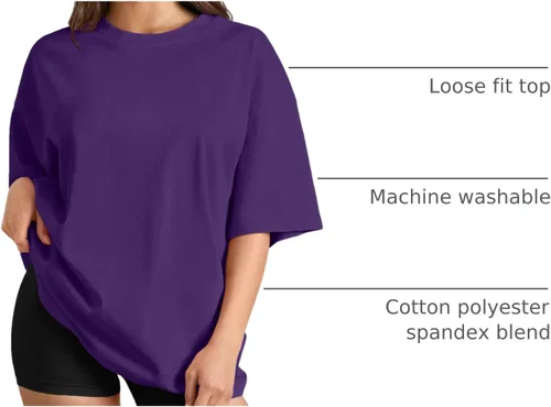 Miniatura 53 de Trendy Queen - Camisetas de entrenamiento de moda para mujer, camisetas atléticas de manga corta para verano y primavera, disponibles en tallas