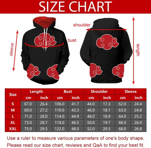 Miniatura 7 de Ficlwigkis Sudadera con capucha de anime para hombre, unisex, disfraz de anime (as1, alfa, L, regular, rojo blanco), Negro-rojo