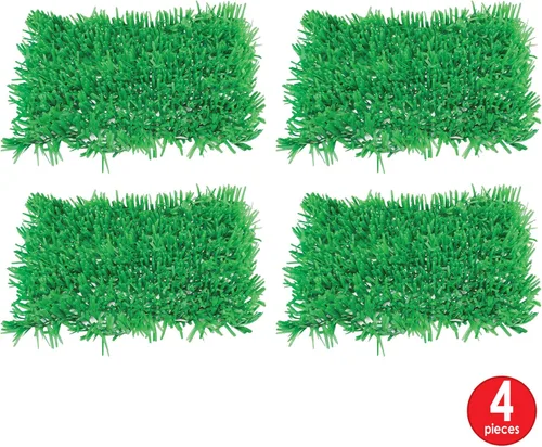 Miniatura 5 de Beistle 4 alfombrillas de papel de seda verde para decoración de Pascua y primavera verano, celebraciones, jardín de hadas, suministros de fiesta