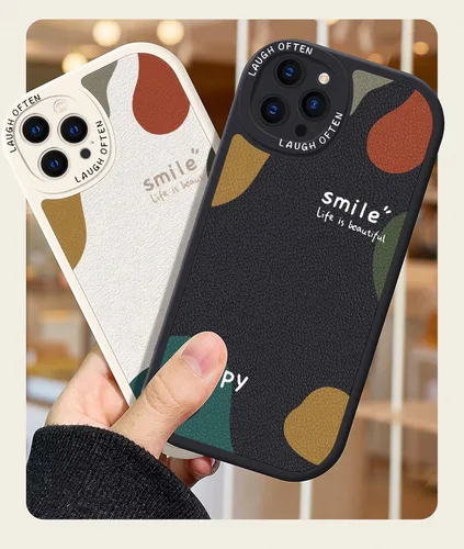 Miniatura 9 de ZEZHOU Funda compatible con iPhone 12 Pro – Bonito diseño de patrón para mujeres, hombres y niñas, a la moda, suave piel de cordero flexible