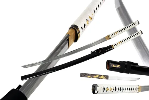 Handmade Zetsurin Samurai espada Katana afilada, elija su color preferido.