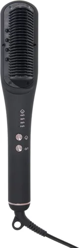 L'ANGE HAIR SteamSmooth - Peine alisador de vapor | Cepillo de vapor con infusión de aceite de coco para resultados elegantes y brillantes | Control