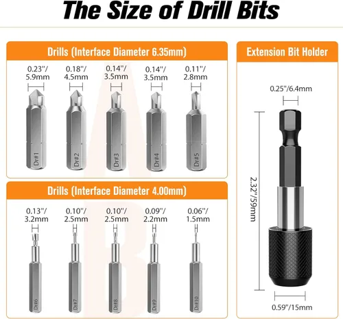 Miniatura 3 de Nuovoware Juego de extractor de tornillos dañados, 33 piezas mejoradas, kit extractor de tornillos pelados fácil de quitar, juego de removedor