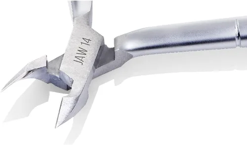 Miniatura 3 de Nghia Pinza de cutícula profesional de acero inoxidable C-05 (D-04) Jaw 16 Osimihome Cortador de cutículas Herramientas de manicura con 1 resorte
