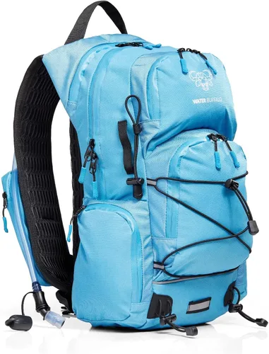 Miniatura 10 de Mochila de Hidratación Water Buffalo - Mochila de Senderismo Sherpa 22L con Vejiga de Agua - Mochila de Agua para Senderismo con Cremalleras