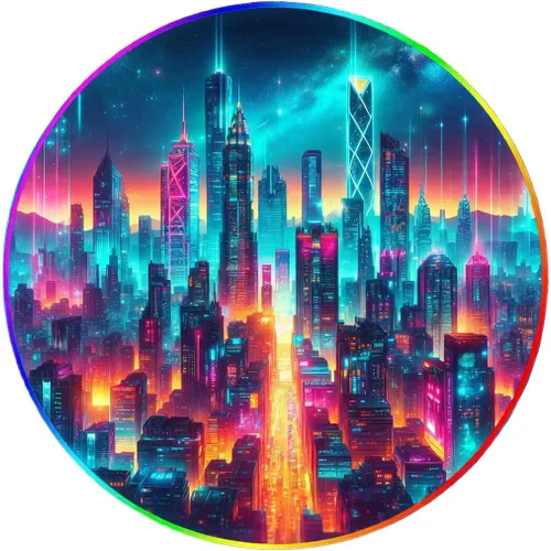 Miniatura 13 de Tapete circular para silla de juegos, luces RGB para juegos (gamer, 47 pulgadas), cancelación de ruido, antideslizante, tapete de suelo para Jugador