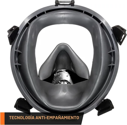 Miniatura 2 de MIRA Safety CM-I01 Máscara de gas de cara completa de grado industrial con compatibilidad de filtro NATO de 40mm y diseño avanzado de válvula
