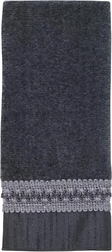 Miniatura 15 de Avanti Linens Medallón - Colección de puños trenzados suaves, toalla de mano, granito