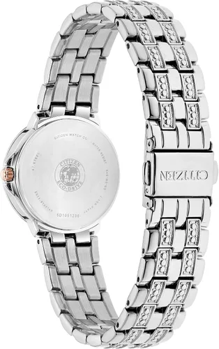 Miniatura 3 de Citizen Ladies' Silhouette Crystal Eco-Drive Watch, 3-Hand Date, Stainless Steel