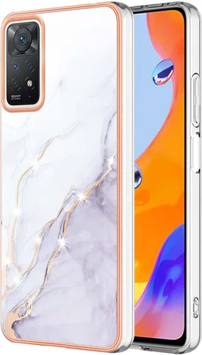 Miniatura 6 de Funda delgada para Redmi Note 11 4G, funda para Redmi Note 11s, diseño de mármol IMD delgada, funda protectora de pantalla y cámara para Redmi Note