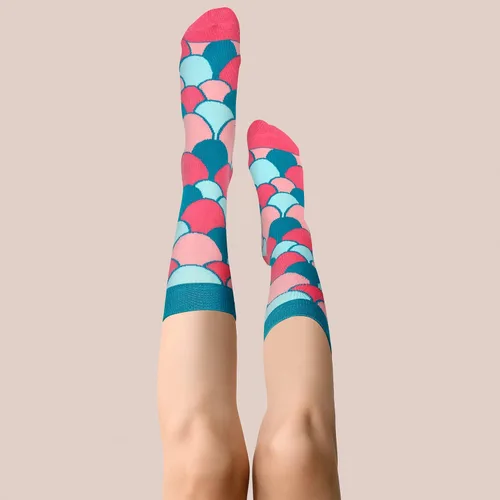 Miniatura 4 de Benefeet Sox Calcetines de algodón con estampado de girasoles para mujer, divertidos y bonitos calcetines de algodón con estampado floral