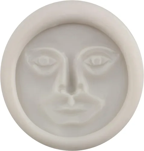 Miniatura 9 de Sijiangmold Molde de silicona con cara de luna, molde de fondant de cara humana para decoración de pasteles, chocolate, dulces, cupcakes, arcilla