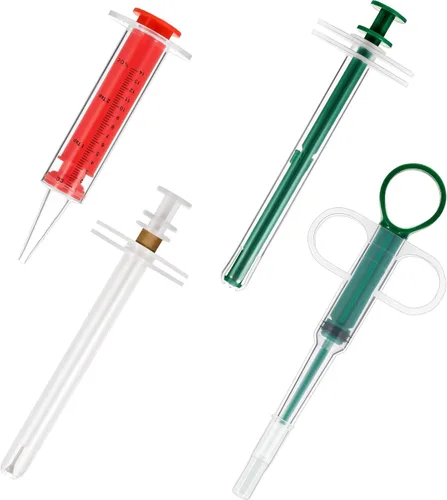 Miniatura 7 de Patelai 4 unidades de píldoras para gatos, émbolo para mascotas, pistola de píldoras para perros, dispensador de medicamentos para mascotas, jeringa