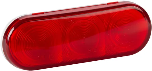 Miniatura 14 de Grote 54672 Luces LED Ovaladas de 6" de Parada/Cola/Giro con Luces de Reversa Integradas - Terminación de Pin Macho Rojo
