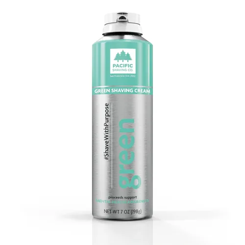 Miniatura 12 de Pacific Shaving Company Red Shaving Cream - Crema de afeitar colorida espumosa - Crema de afeitar hidratante, reductora del enrojecimiento + crema