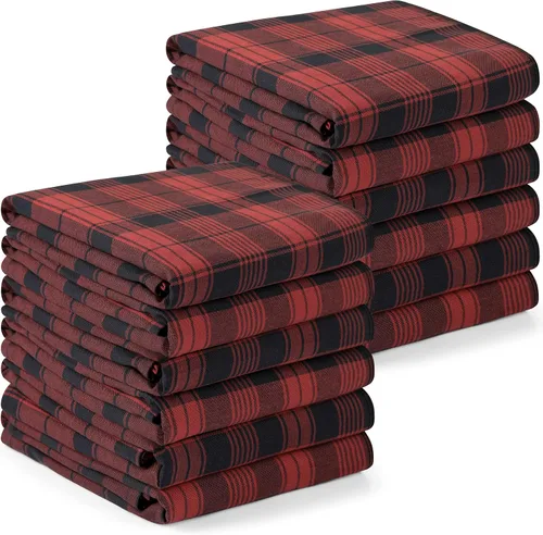 Miniatura 31 de Utopia Towels Juego de 12 paños negros de 15 x 25 pulgadas, 100% algodón hilado en anillo, altamente absorbentes y reutilizables, juego de barra