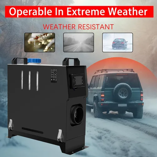 Miniatura 2 de Calentador de estacionamiento diésel de 12 V 8000 W, calentador de aire diésel de 8KW, calentador diésel, control remoto con interruptor LCD